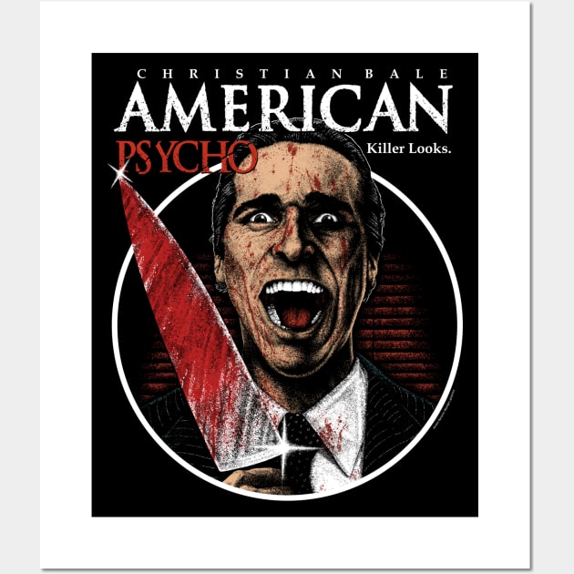 American Psycho, Patrick Bateman, Cult Classic Wall Art by PeligroGraphics